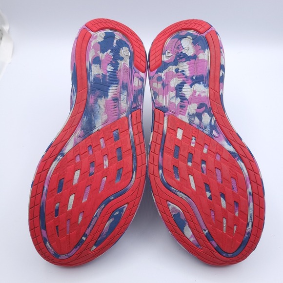 ASICS Noosa Tri 14 Shoes Womenss 10 Purple Pink Red Tropical Running 1012B208 - Picture 12 of 12